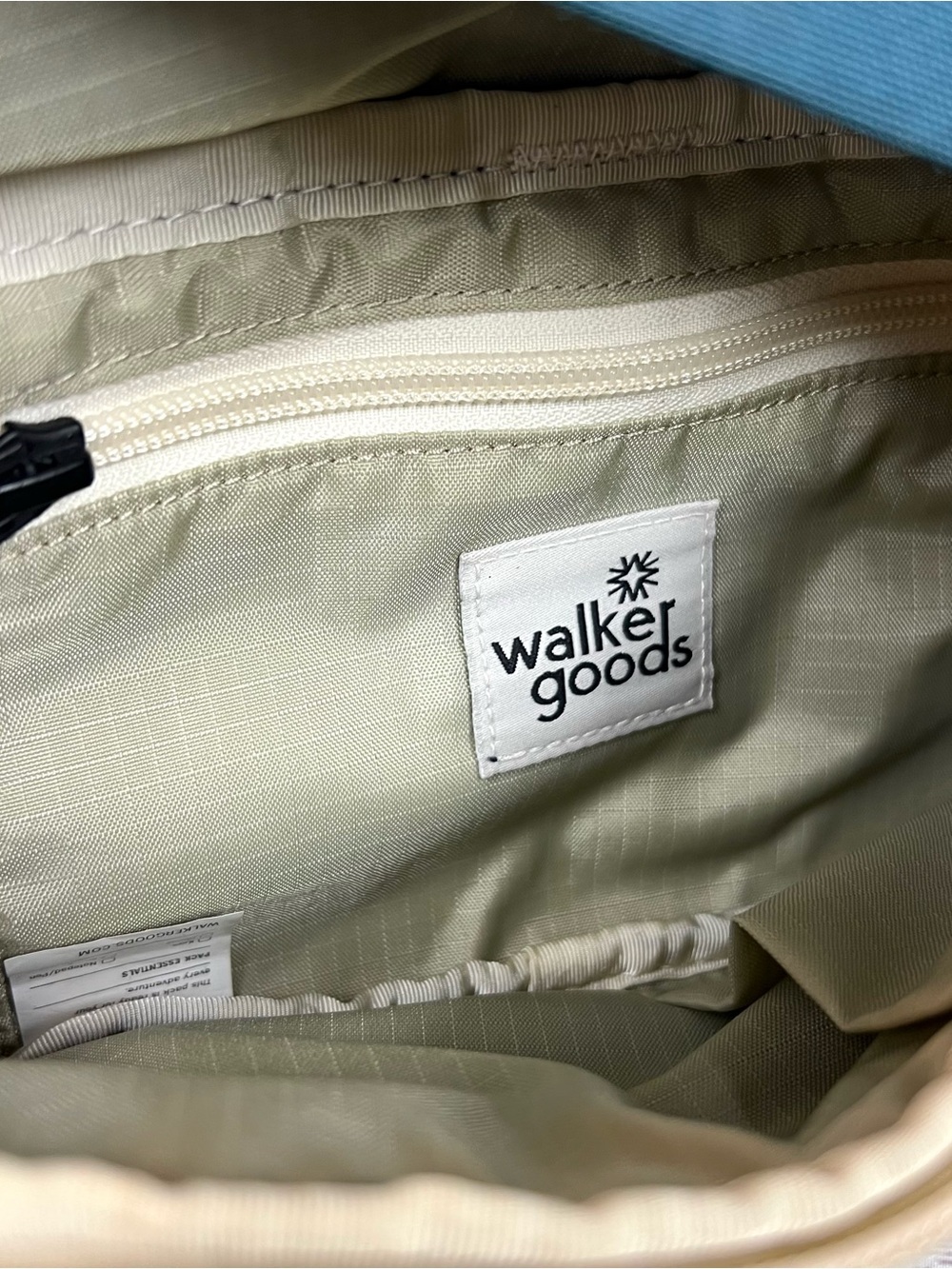 Walker Family Goods Louie Sling Fanny Pack Belt Bag Teal Blue UNISEX Gorpcore - Picture 11 of 15